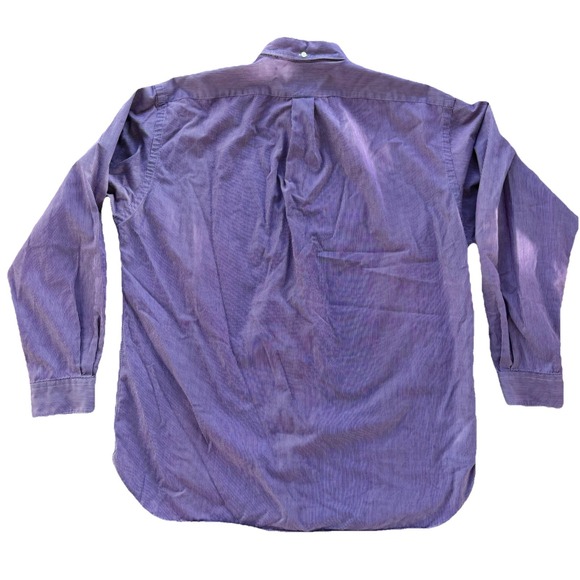 RALPH LAUREN MCMEEL Long Sleeve Striped Dress Shirt Men's Size Large - Picture 4 of 7